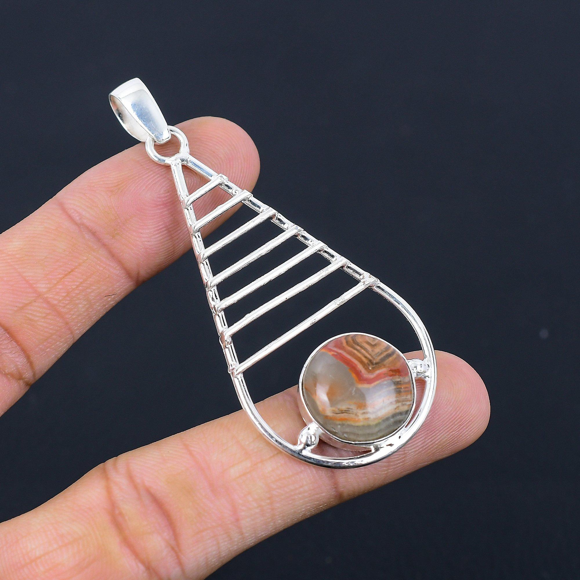 Womens day Deal Round Crazy Lace Agate Stone 925 Sterling Silver Mother Pendant
Womens day Deal Round Crazy Lace Agate Stone 925 Sterling Silver Mother Pendant