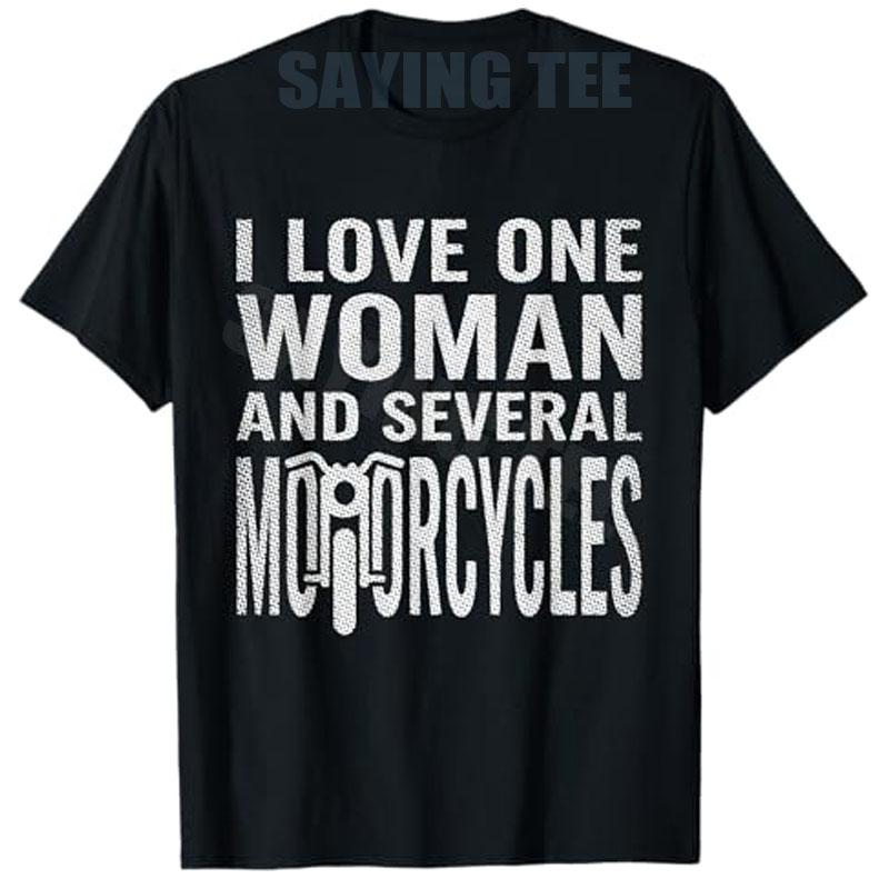 I Love One Women and Several Motorcycles Funny Biker Humor TShirt Y2k Motorbike Unisex Clothing Novelty Gift Short Sleeve Apparel S
I Love One Women and Several Motorcycles Funny Biker Humor TShirt Y2k Motorbike Unisex Clothing Novelty Gift Short Sleeve Apparel S