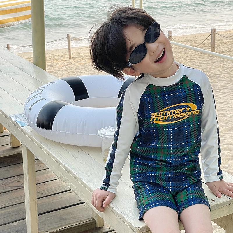Children s Quick-Dry Korean Plaid Long-Sleeve Swimsuit for Toddler Boys 130cm кофейный
Children s Quick-Dry Korean Plaid Long-Sleeve Swimsuit for Toddler Boys 130cm кофейный