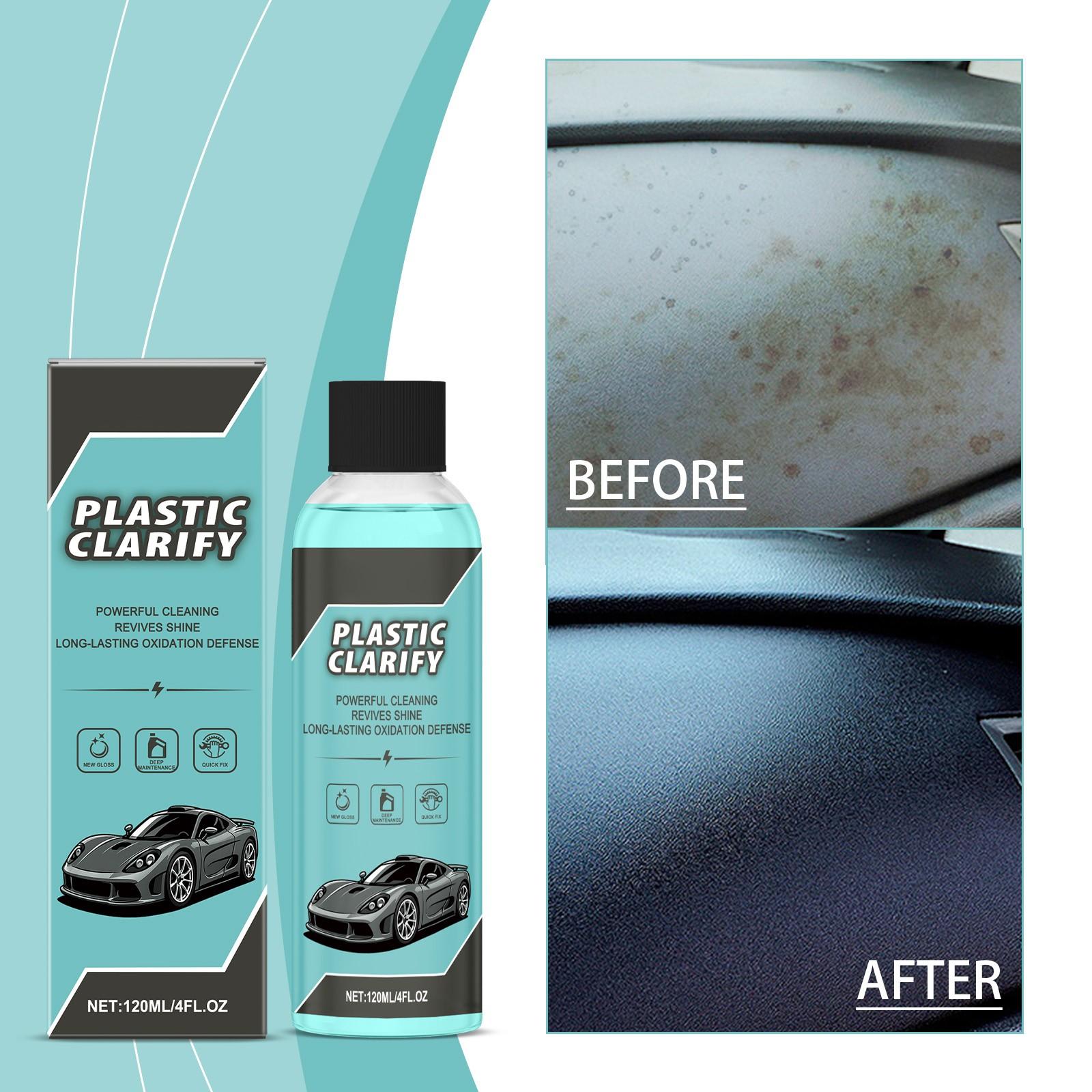 Automobile Plastic Refurbishment Agent Reducing Agent Bright Plating Agent Aging Tire Interior Leather Seat Cleaning Agent Dedicated(120ML) One Size
Automobile Plastic Refurbishment Agent Reducing Agent Bright Plating Agent Aging Tire Interior Leather Seat Cleaning Agent Dedicated(120ML) One Size