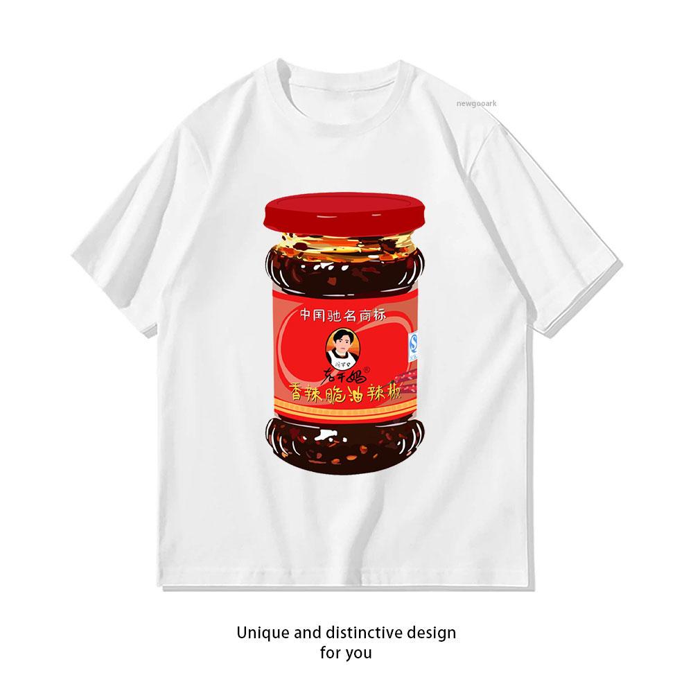 Lao Gan Ma Fried Chili in Oil Classic TShirt Women Unisex Casual cotton printed t shirts Creative streetwear camisetas outdoors 3XL
Lao Gan Ma Fried Chili in Oil Classic TShirt Women Unisex Casual cotton printed t shirts Creative streetwear camisetas outdoors 3XL