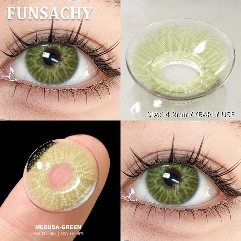 FUNSACHY 1 Pair Colorful Contact Lenses for Eyes Fashion Natural Look Brown Lenses Gray Pupils for Eye Makeup Yearly Cosmetic 0
FUNSACHY 1 Pair Colorful Contact Lenses for Eyes Fashion Natural Look Brown Lenses Gray Pupils for Eye Makeup Yearly Cosmetic 0