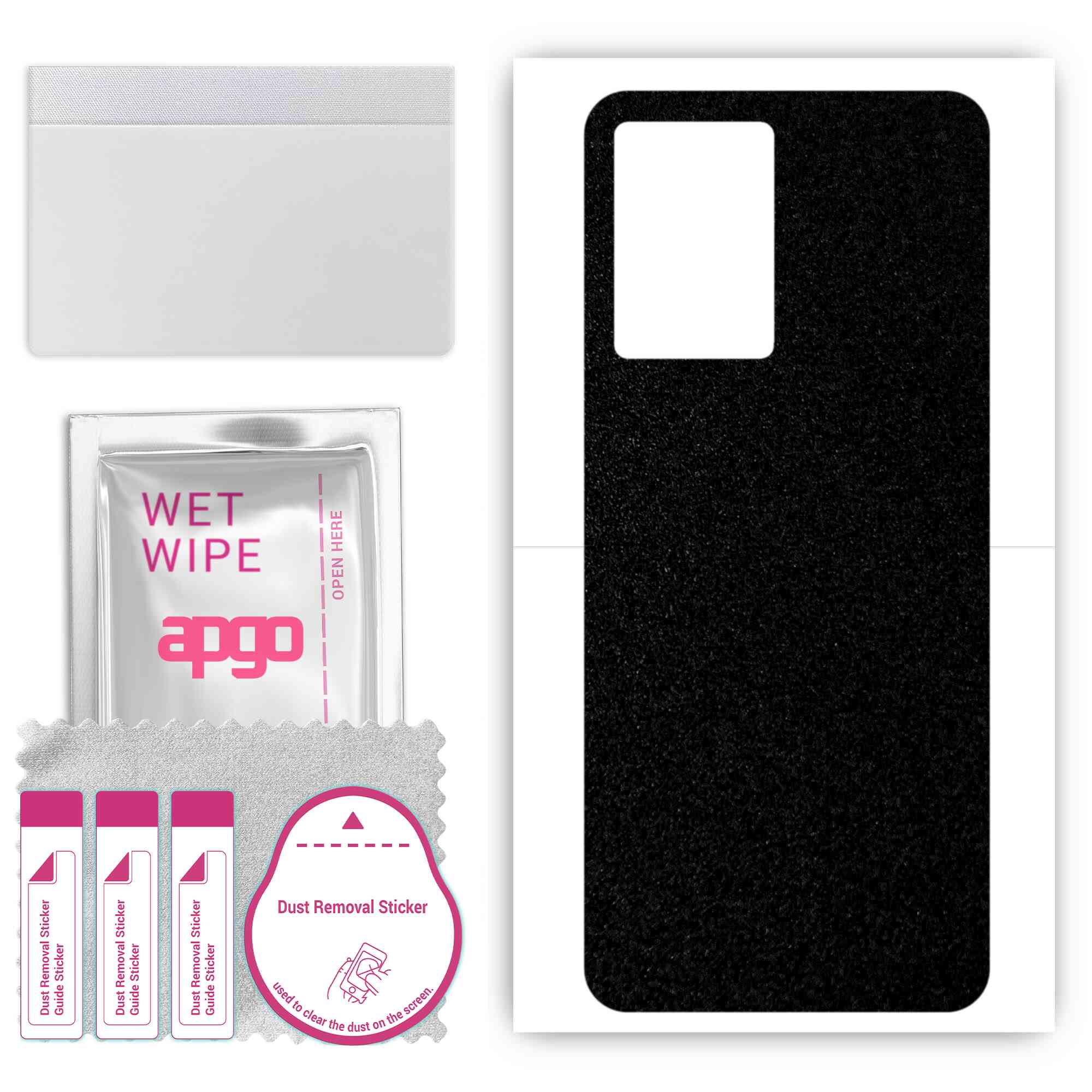 apgo Protective Skin Sticker for the back compatible with ZTE Blade V41 Smart, Wrap Film, Foil, Vinyl - Pattern Matte Black
apgo Protective Skin Sticker for the back compatible with ZTE Blade V41 Smart, Wrap Film, Foil, Vinyl - Pattern Matte Black