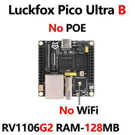 Мікрофон Luckfox Pico Ultra B RV1106G2 WiFi6 з інтерфейсом аудіодисплея
Мікрофон Luckfox Pico Ultra B RV1106G2 WiFi6 з інтерфейсом аудіодисплея