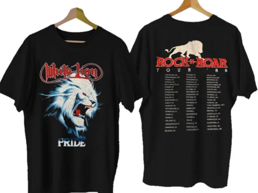 New Popular White Lion Pride Tour Band Short Sleeve Unisex All Size Shirt Unisex T-Shirt S
New Popular White Lion Pride Tour Band Short Sleeve Unisex All Size Shirt Unisex T-Shirt S