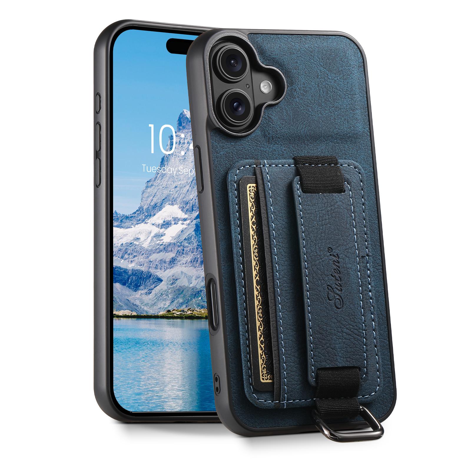 SUTENI H13 For iPhone 16 Case Litchi Texture Leather+TPU+PC Cover with Card Holder Kickstand A
SUTENI H13 For iPhone 16 Case Litchi Texture Leather+TPU+PC Cover with Card Holder Kickstand A
