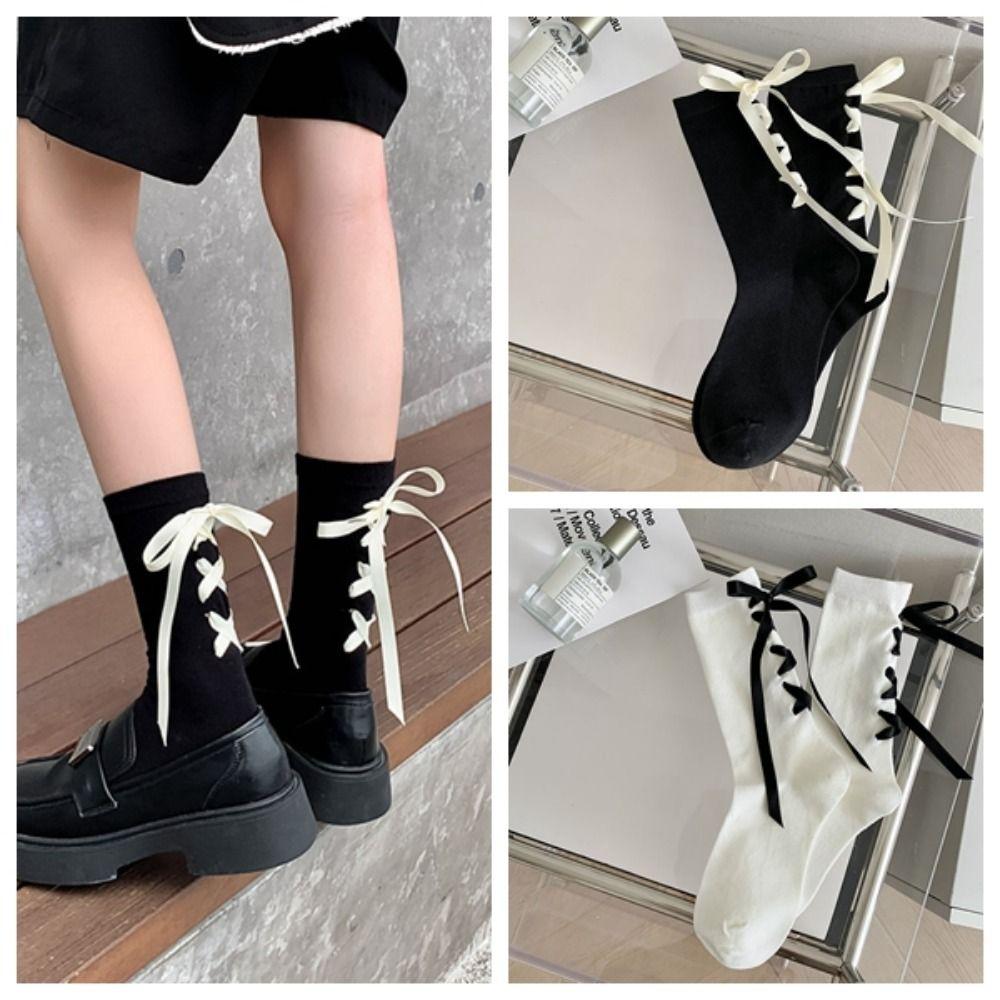 Thin Lolita Stockings Bow Tie Women Bow Socks Vintage Ties Stacked Socks Spring and Summer
Thin Lolita Stockings Bow Tie Women Bow Socks Vintage Ties Stacked Socks Spring and Summer