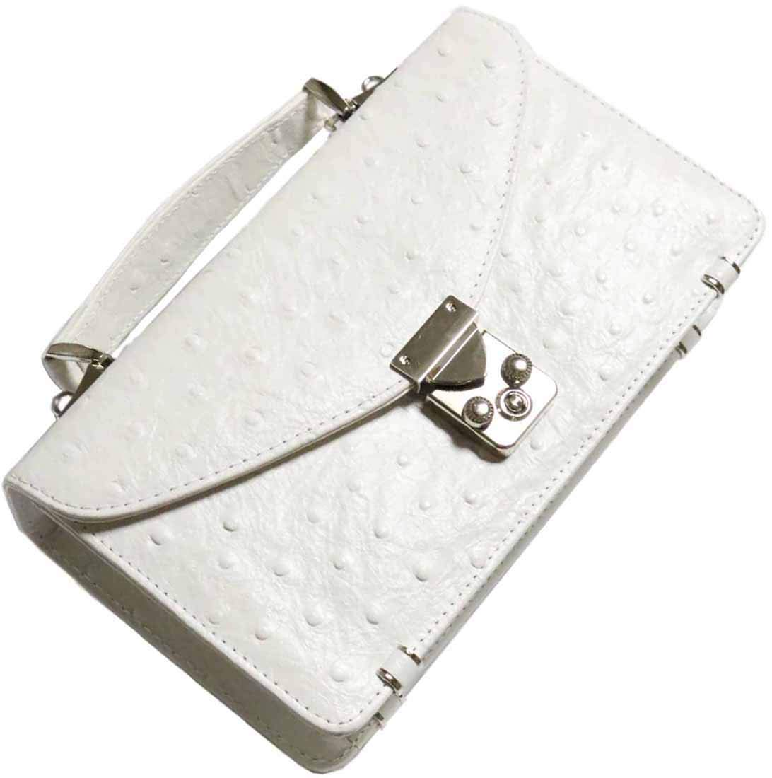 Bercute Women s White Long Wallet, Genuine Leather, One-Piece Wallet Bag, Large, Cute Party Bag, Clutch Bag, Ostrich Pattern (1050892-F-133)
Bercute Women s White Long Wallet, Genuine Leather, One-Piece Wallet Bag, Large, Cute Party Bag, Clutch Bag, Ostrich Pattern (1050892-F-133)