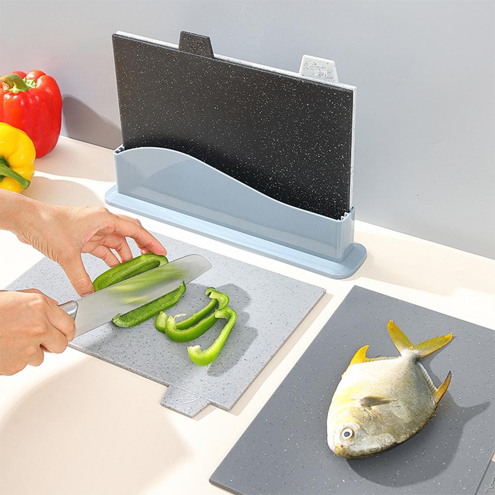 4-Piece Cutting Board Holder with Storage Racks Cutting Board with Organizer for Kitchen Knife Friendly China Mainland
4-Piece Cutting Board Holder with Storage Racks Cutting Board with Organizer for Kitchen Knife Friendly China Mainland