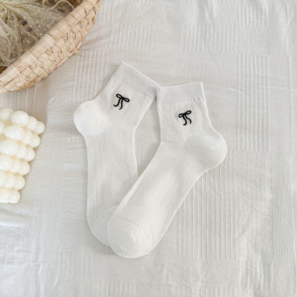 Ballet-style Bow Women s Socks, Summer Thin Mesh Breathable Mid-calf Socks, White Socks, Solid Color Boneless Socks 1 pair білий
Ballet-style Bow Women s Socks, Summer Thin Mesh Breathable Mid-calf Socks, White Socks, Solid Color Boneless Socks 1 pair білий