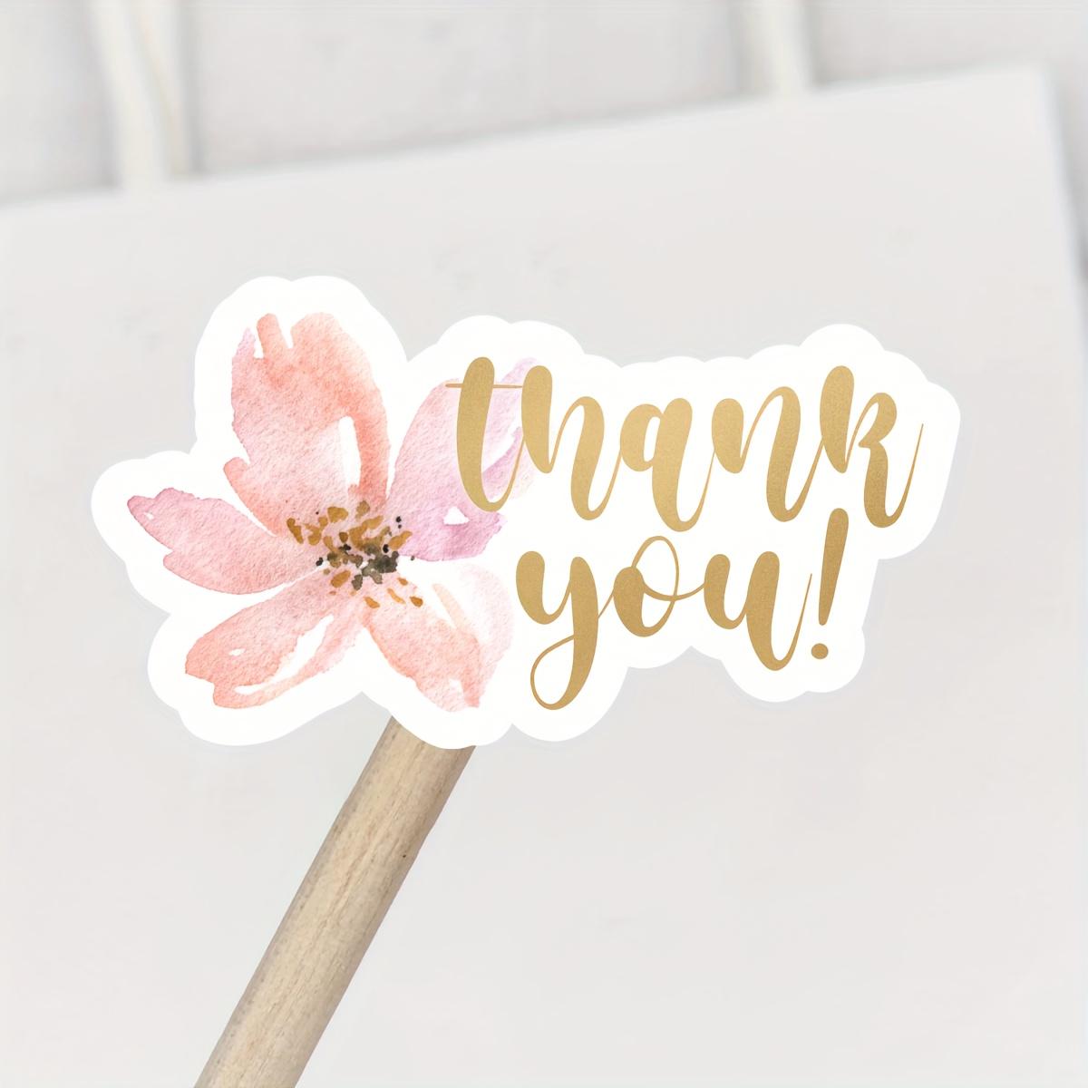 Thank You Stickers Featuring Blush Pink Flowers, Perfect for Happy Mail Packages, with Watercolor Golden Flower Designs, Measuring 1.5 Inches by 0.8 I рожевий
Thank You Stickers Featuring Blush Pink Flowers, Perfect for Happy Mail Packages, with Watercolor Golden Flower Designs, Measuring 1.5 Inches by 0.8 I рожевий