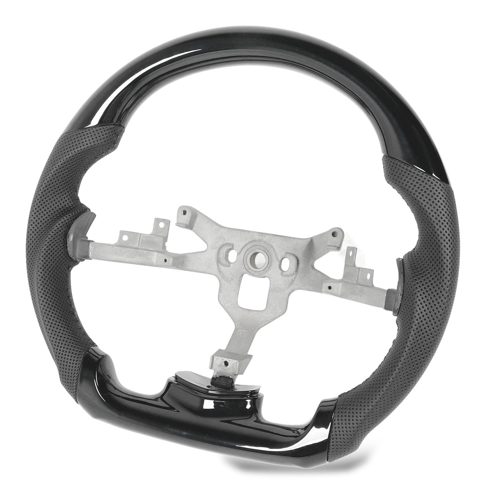 Gloss Black Hydro Dip Steering Wheel Perforated Leather Replacement for Chevy Corvette C6 2005 to
Gloss Black Hydro Dip Steering Wheel Perforated Leather Replacement for Chevy Corvette C6 2005 to