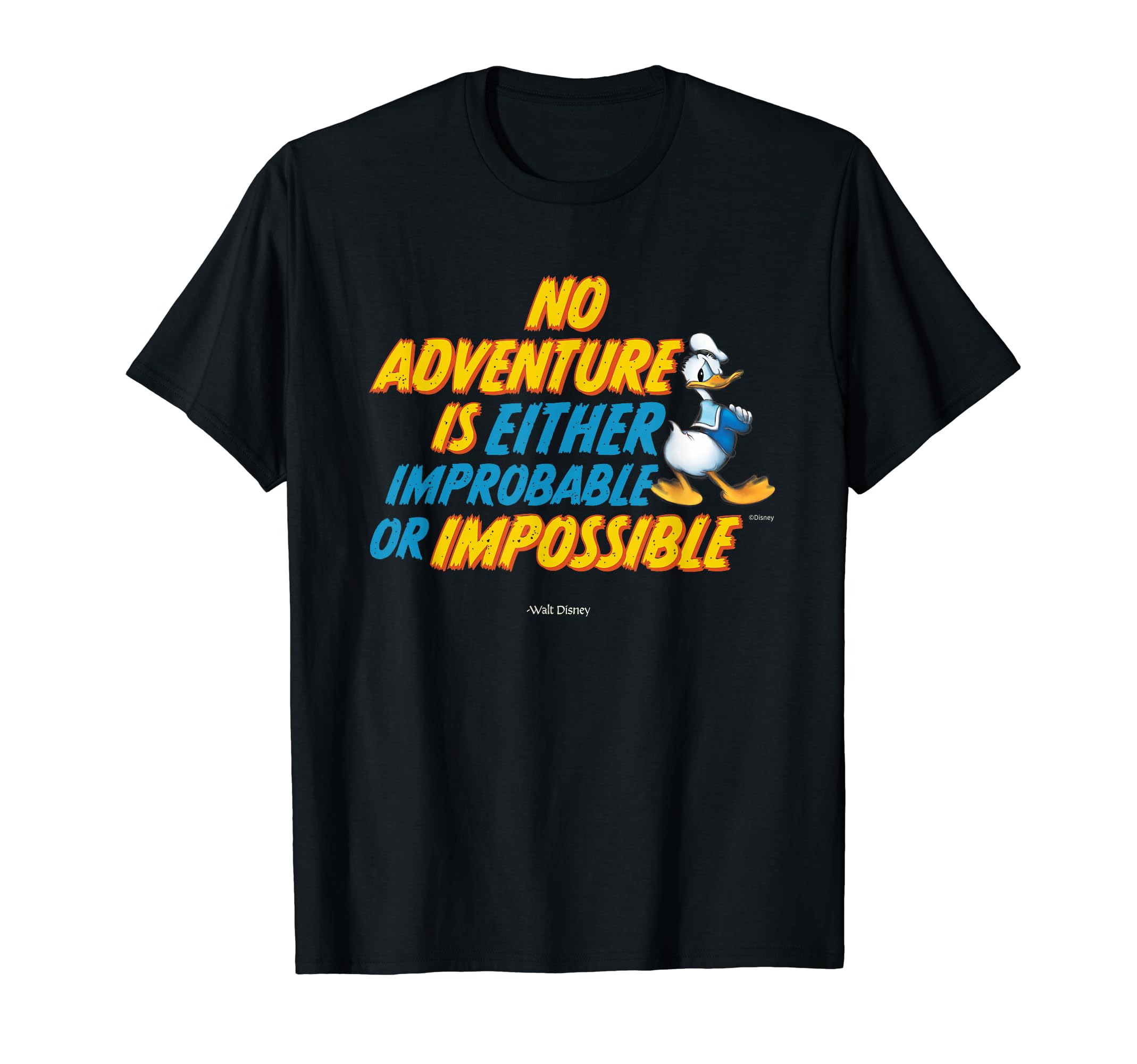 Disney 100 Walt Disney Quotes Adventure Donald Duck D100 T-Shirt
Disney 100 Walt Disney Quotes Adventure Donald Duck D100 T-Shirt