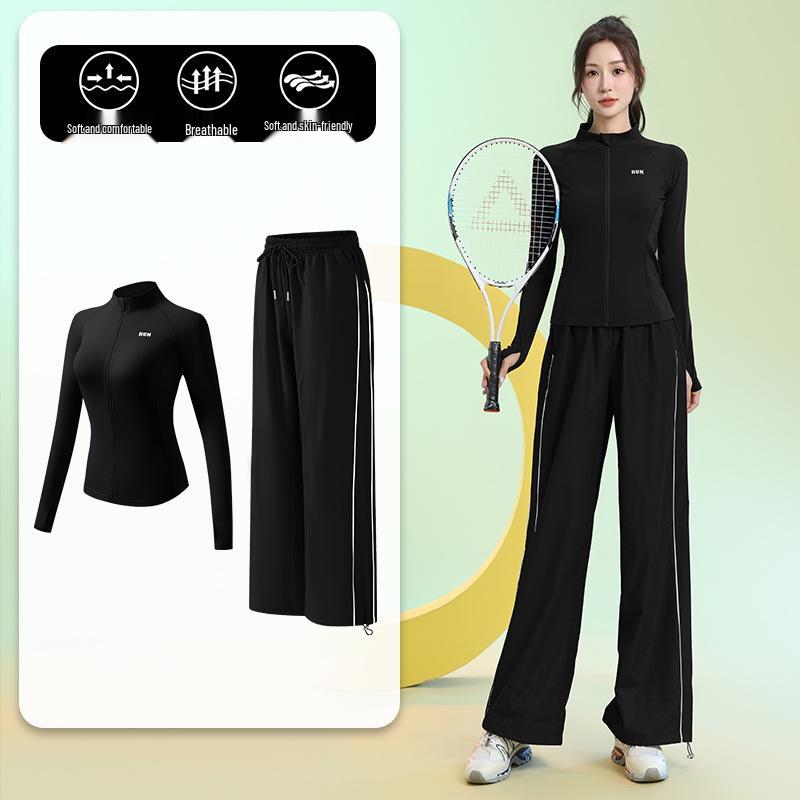 Women s Slim-Fit Breathable Badminton Suit - Autumn/Winter Quick-Dry Sportswear Set with Zippered Long Sleeves L
Women s Slim-Fit Breathable Badminton Suit - Autumn/Winter Quick-Dry Sportswear Set with Zippered Long Sleeves L