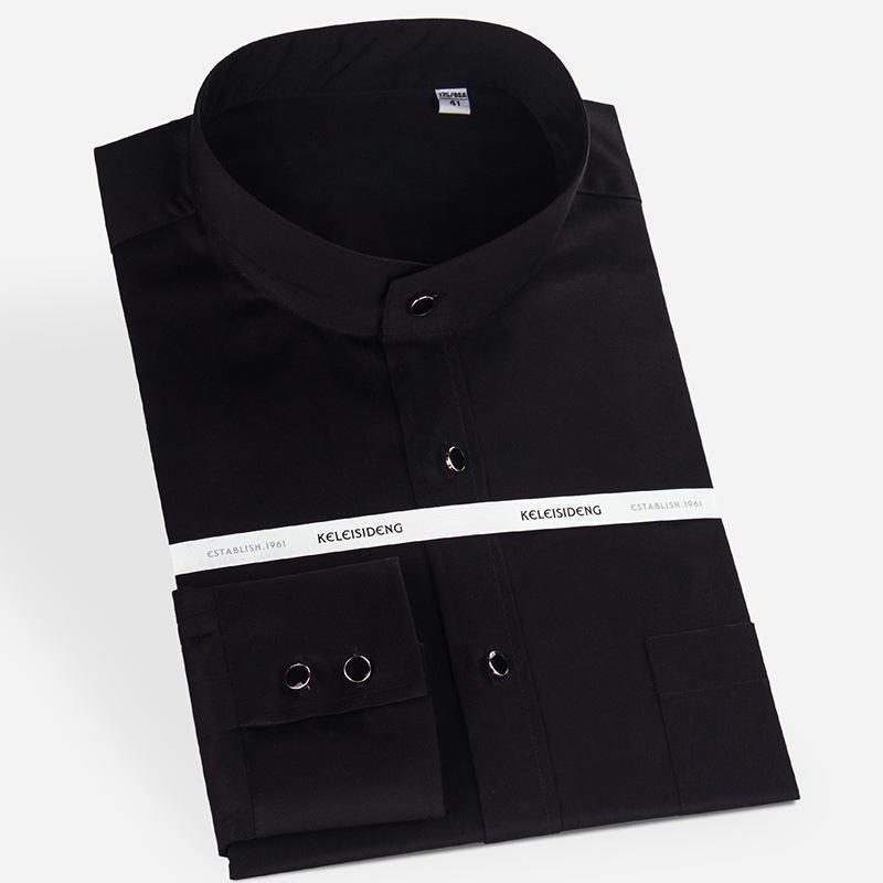 Мужская рубашка из хлопка с длинным рукавом и воротником Чжуншань – Высококачественный повседневный деловой стиль 40
Мужская рубашка из хлопка с длинным рукавом и воротником Чжуншань – Высококачественный повседневный деловой стиль 40