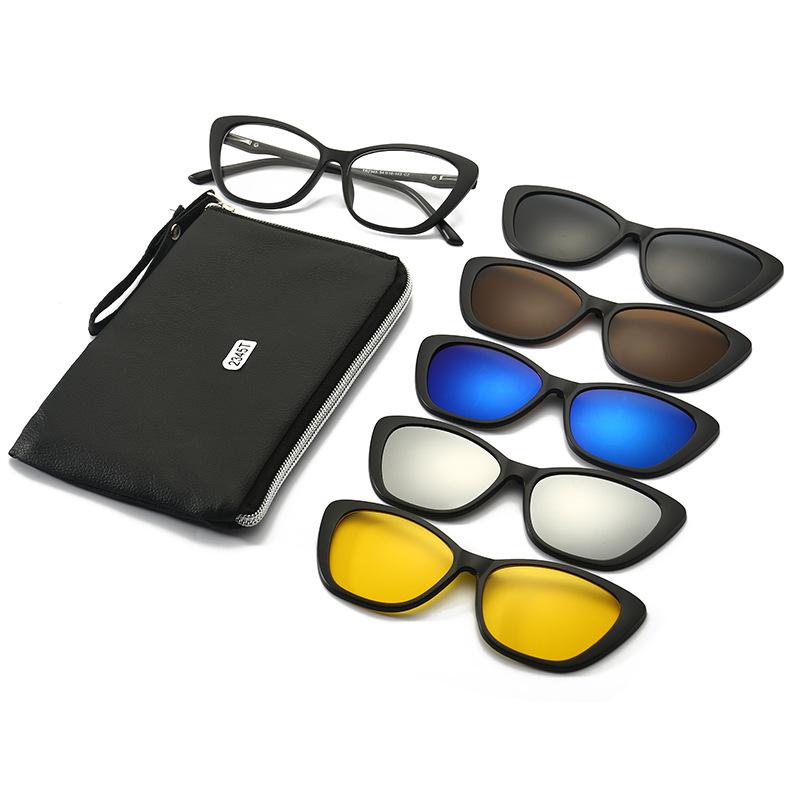 TR90 Myopia Sunglasses 6 in 1 Magnetic Clip On Cat Eye Sun Glasses Prescription Optical Lens Nearsight Driving Eyewear No Blue Light 0
TR90 Myopia Sunglasses 6 in 1 Magnetic Clip On Cat Eye Sun Glasses Prescription Optical Lens Nearsight Driving Eyewear No Blue Light 0