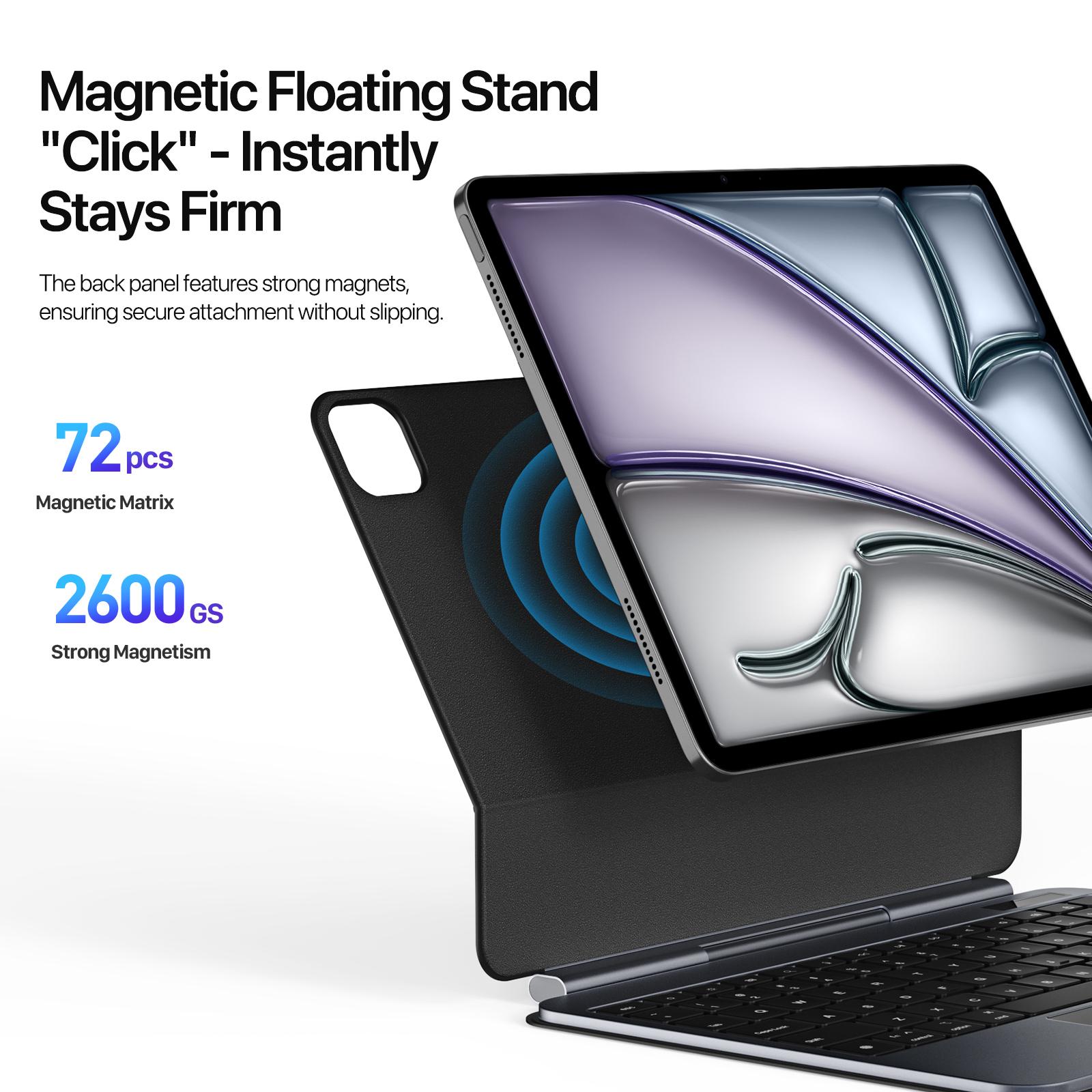 DUX DUCIS MK Pro For iPad Air 11 (2025)/(2024)/Air (2022)/(2020)/Pro 11 (2022)/(2021)/(2020)/(2018) Case+Aluminum Alloy Magnetic Floating Keyboard A
DUX DUCIS MK Pro For iPad Air 11 (2025)/(2024)/Air (2022)/(2020)/Pro 11 (2022)/(2021)/(2020)/(2018) Case+Aluminum Alloy Magnetic Floating Keyboard A