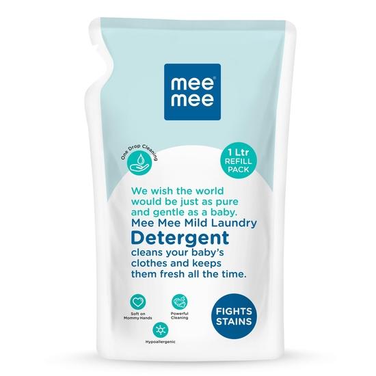 Mee Mee Baby Liquid Detergent 1 L | Ph balanced, Free from Harsh Chemicals, Safe for mother s hands & baby s skin | Anti-Bacterial, Removes Stains
Mee Mee Baby Liquid Detergent 1 L | Ph balanced, Free from Harsh Chemicals, Safe for mother s hands & baby s skin | Anti-Bacterial, Removes Stains