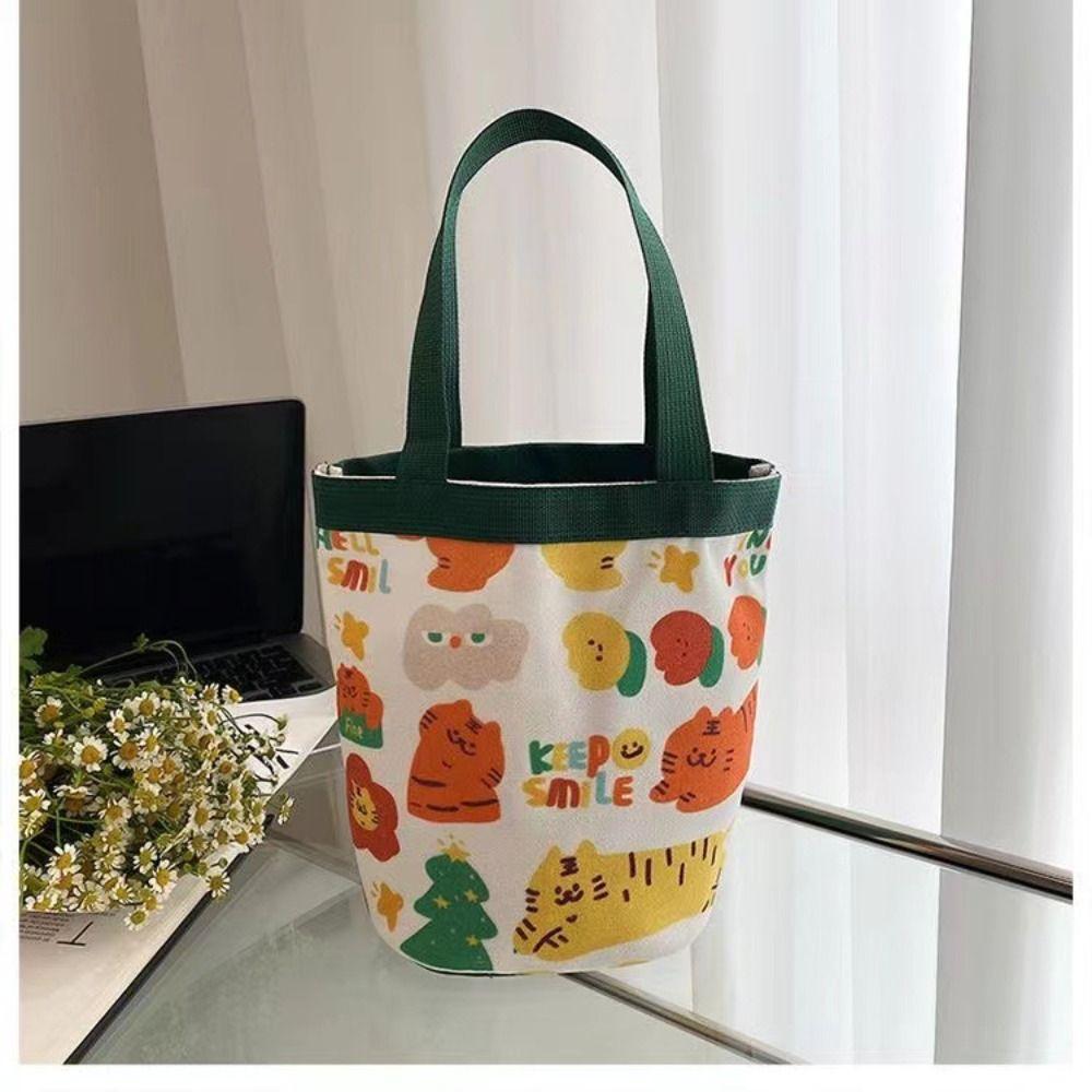 Animal Print Cartoon Bucket Bag Hand Graffiti Lunch Box Bag Cylinder Handbag Daily Matching
Animal Print Cartoon Bucket Bag Hand Graffiti Lunch Box Bag Cylinder Handbag Daily Matching