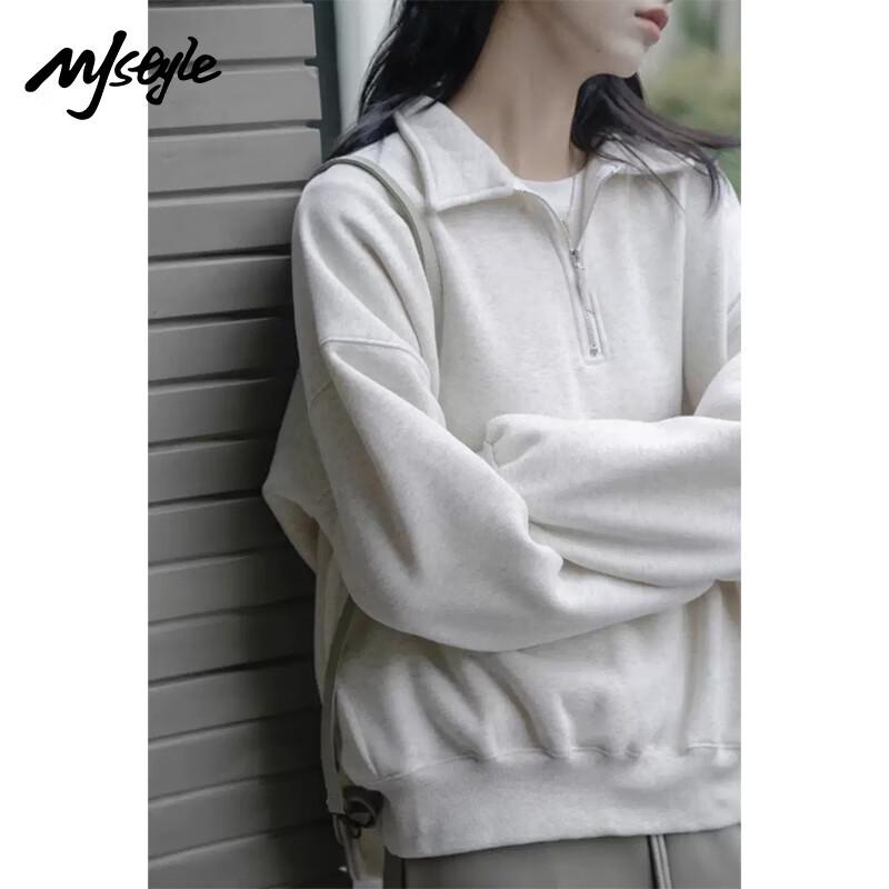 MJ STYLE Women s Casual Lapel Half-Zip Sweatshirt XL
MJ STYLE Women s Casual Lapel Half-Zip Sweatshirt XL