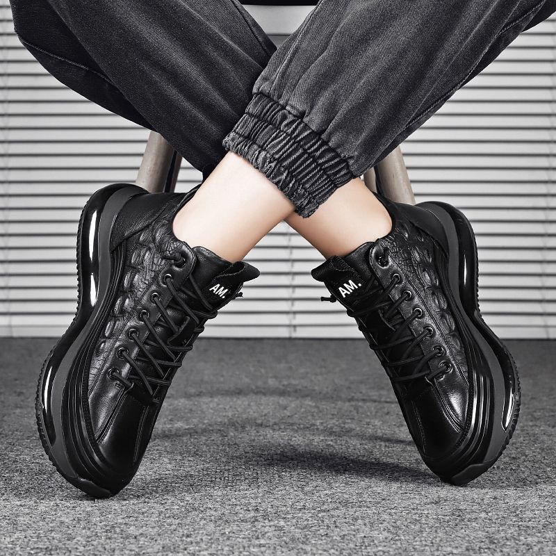 Men s shoes spring and summer leather surface men s shoes platform soles show high dad shoes men s sports shoes optional high-top sports and leisure 39
Men s shoes spring and summer leather surface men s shoes platform soles show high dad shoes men s sports shoes optional high-top sports and leisure 39