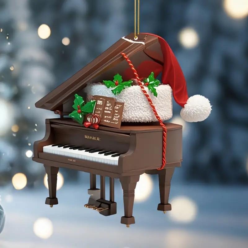 Christmas Piano Acrylic Hanging Ornament & Party Decoration
Christmas Piano Acrylic Hanging Ornament & Party Decoration