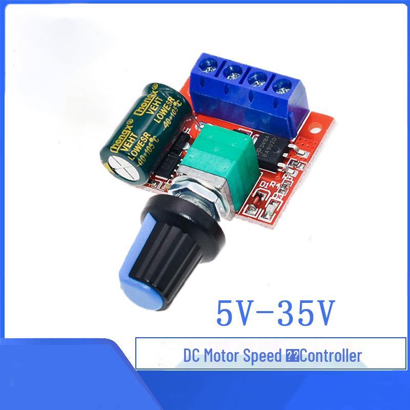 3V-35V PWM DC Motor Speed Controller with LED Dimming & Adjustment Module
3V-35V PWM DC Motor Speed Controller with LED Dimming & Adjustment Module