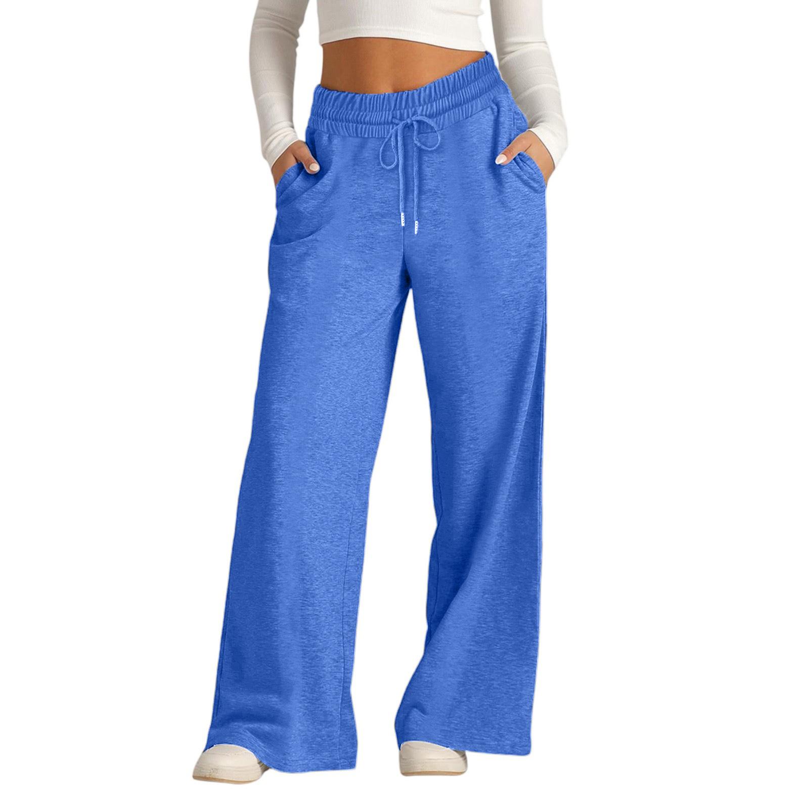 Women’s High Waist Wide Leg Sweatpants Drawstring Waistband Loose Fit Casual Lounge Pants for Daily Wear Comfort L синий
Women’s High Waist Wide Leg Sweatpants Drawstring Waistband Loose Fit Casual Lounge Pants for Daily Wear Comfort L синий