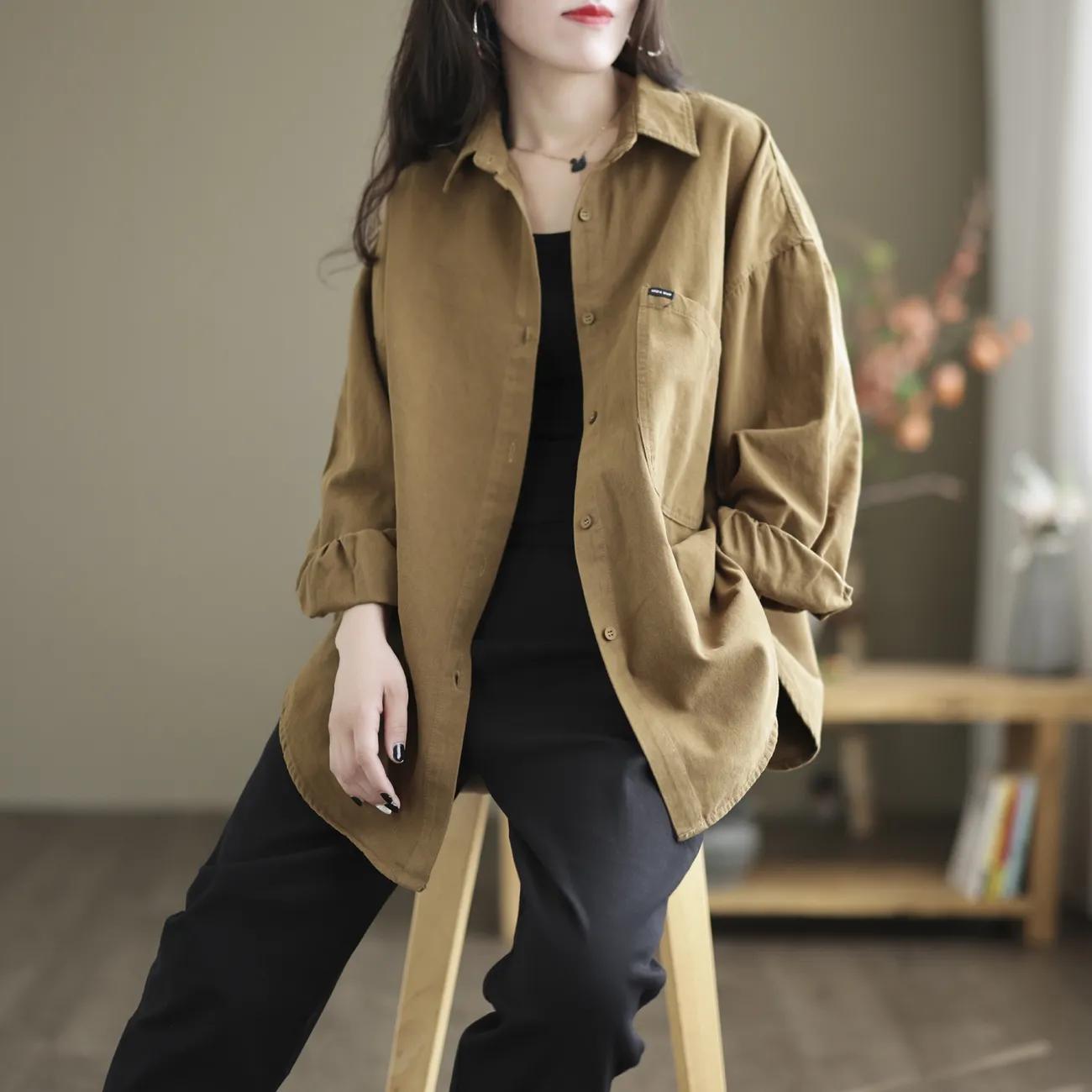 Japanese Tooling Shirt Women s Spring and Autumn Casual All-match Loose Solid Color Shirt Jacket XXL
Japanese Tooling Shirt Women s Spring and Autumn Casual All-match Loose Solid Color Shirt Jacket XXL