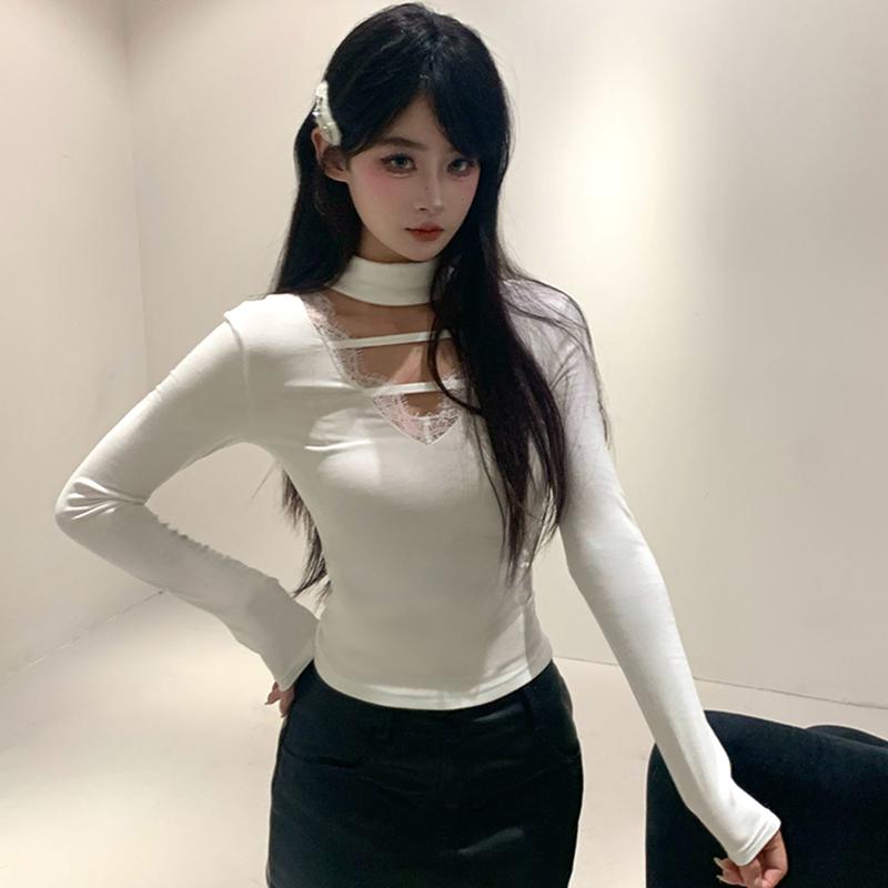 Sexy Lace T-shirts For Women Black Tees Fashion Bar Cloths Girls Y2K Tops Lady Club Wear Hollow Out Neck Tees XL білий
Sexy Lace T-shirts For Women Black Tees Fashion Bar Cloths Girls Y2K Tops Lady Club Wear Hollow Out Neck Tees XL білий