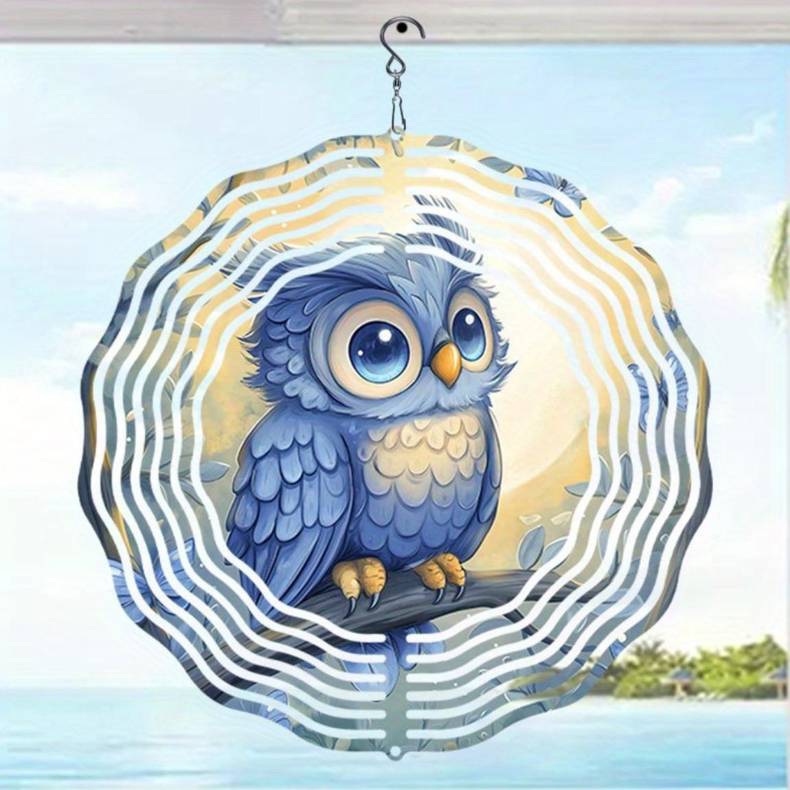 Owl Wind Chime 3D Metal Hanging Decor for Garden Patio Wedding Golden Mirror Reflective Bird Repellent Outdoor Wind Chimes No Battery Needed
Owl Wind Chime 3D Metal Hanging Decor for Garden Patio Wedding Golden Mirror Reflective Bird Repellent Outdoor Wind Chimes No Battery Needed