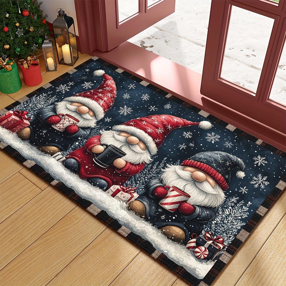 Festive Christmas Gnome Welcome Mat , Non-Slip Rectangular Doormat with Dual Edging , Machine Washable Rug for Holiday Decor 40x60cm
Festive Christmas Gnome Welcome Mat , Non-Slip Rectangular Doormat with Dual Edging , Machine Washable Rug for Holiday Decor 40x60cm