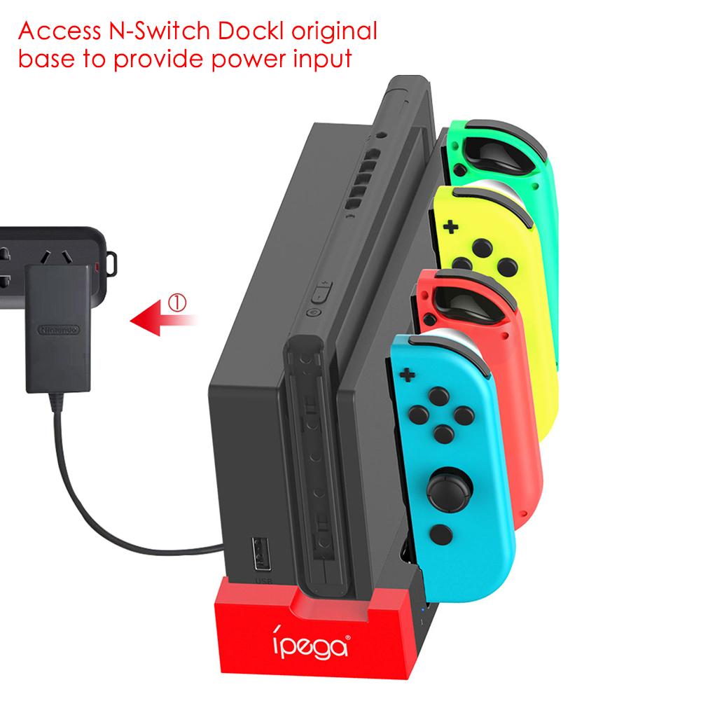 For Switch OLED Joy Con Controller Charger Dock Stand Station Holder for Nintendo Switch NS Joy-Con Game Console with Indicator розы красного
For Switch OLED Joy Con Controller Charger Dock Stand Station Holder for Nintendo Switch NS Joy-Con Game Console with Indicator розы красного