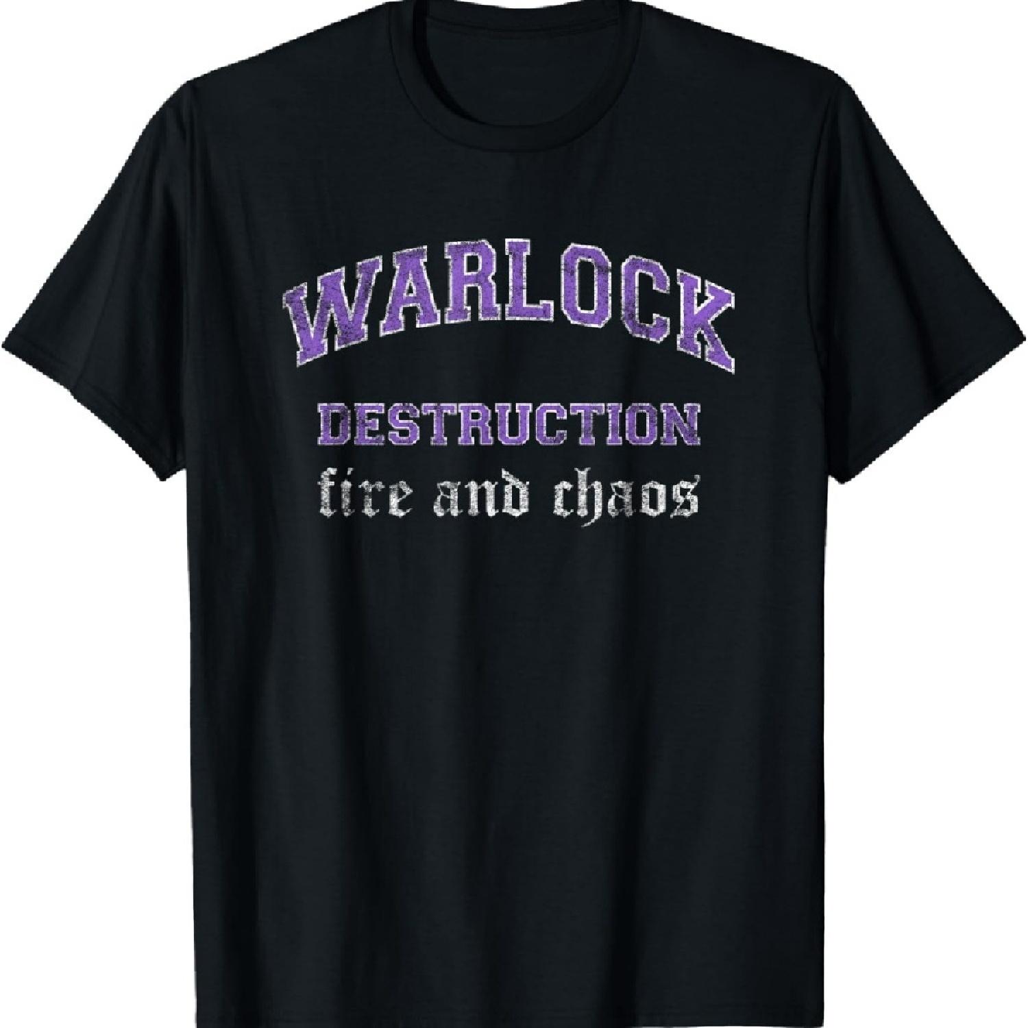 Destruction Warlock MMO Gamer T-Shirt XXXXXL чорний
Destruction Warlock MMO Gamer T-Shirt XXXXXL чорний