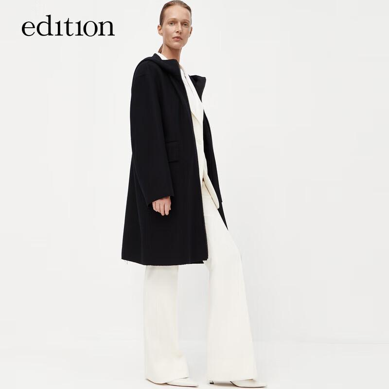 Women s Edition Double-Faced Wool Blend Hooded Zip Coat XS 155
Women s Edition Double-Faced Wool Blend Hooded Zip Coat XS 155