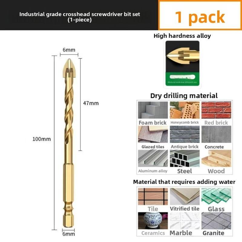 Свердло для плитки Скло Цемент Бетон Метал Мармур Спеціальне Висока Твердість Чотири Сплави Свердло Сухе Свердління 6-12мм 6mm
Свердло для плитки Скло Цемент Бетон Метал Мармур Спеціальне Висока Твердість Чотири Сплави Свердло Сухе Свердління 6-12мм 6mm