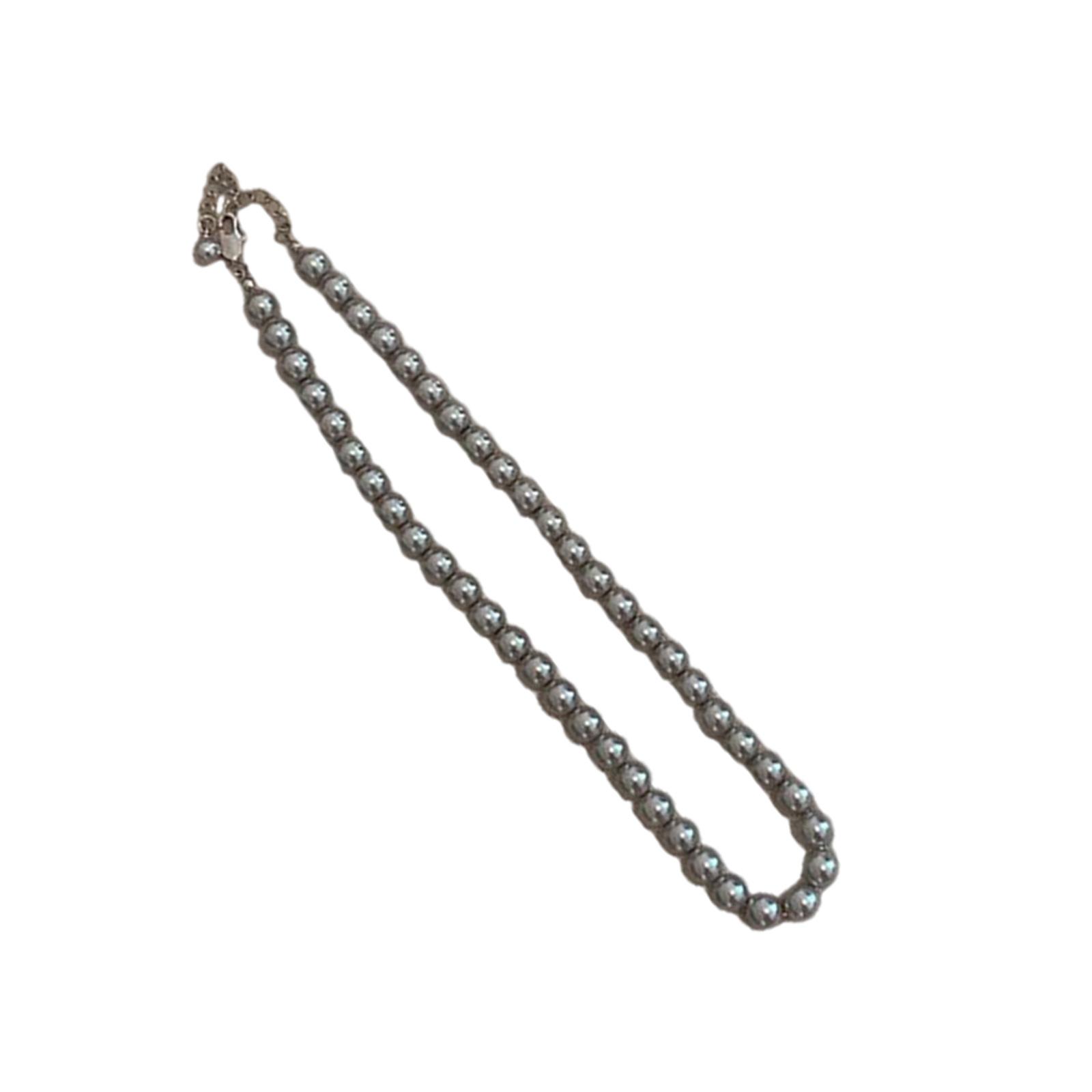 Handcrafted Silver Gray Pearls Necklace Refined Silver Gray Pearls Beaded Necklace Accessory Crafted For Modern Women 8
Handcrafted Silver Gray Pearls Necklace Refined Silver Gray Pearls Beaded Necklace Accessory Crafted For Modern Women 8