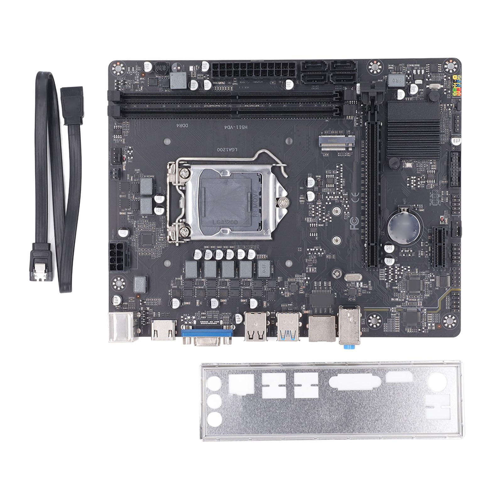 H511 Gaming Motherboard Professional Dual DDR4 Memory M.2 USB 3.0 SATA Interface Desktop Computer
H511 Gaming Motherboard Professional Dual DDR4 Memory M.2 USB 3.0 SATA Interface Desktop Computer