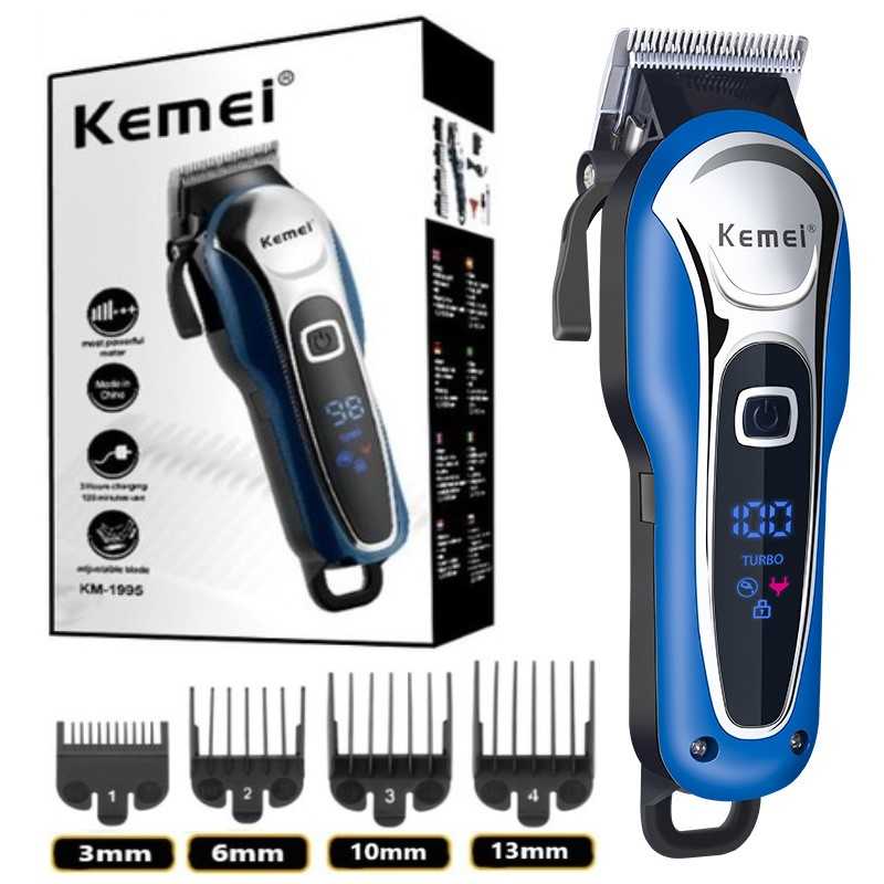 Kemei KM-1995 мужская электрическая машинка для стрижки волос USB перезаряжаемая мужская регулируемая электрическая машинка для стрижки бороды машинка для стрижки волос
Kemei KM-1995 мужская электрическая машинка для стрижки волос USB перезаряжаемая мужская регулируемая электрическая машинка для стрижки бороды машинка для стрижки волос
