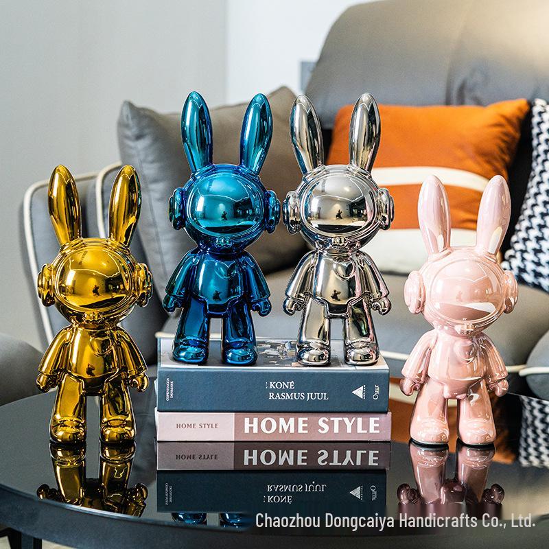 Space Rabbit Luxury Wine Cabinet Ornament - High-End Creative Home Décor for Living Room, TV Display, and Entrance.
Space Rabbit Luxury Wine Cabinet Ornament - High-End Creative Home Décor for Living Room, TV Display, and Entrance.