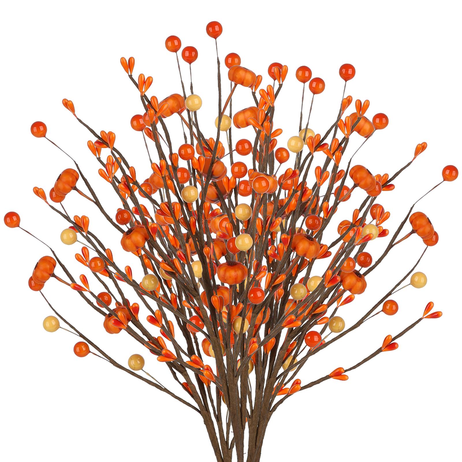 (Order from 200 pieces) Berry Pumpkin Branches Thanksgiving Decoration Flower Arrangement Autumn Home Festival Decoration Cuttin
(Order from 200 pieces) Berry Pumpkin Branches Thanksgiving Decoration Flower Arrangement Autumn Home Festival Decoration Cuttin