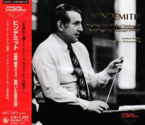 CD KEGEL (HERBERT), HINDEMITH; DRESDEN - Hindemith: Symphony Mathis the Pai KICC9472 Japan ObiClassical Used
CD KEGEL (HERBERT), HINDEMITH; DRESDEN - Hindemith: Symphony Mathis the Pai KICC9472 Japan ObiClassical Used