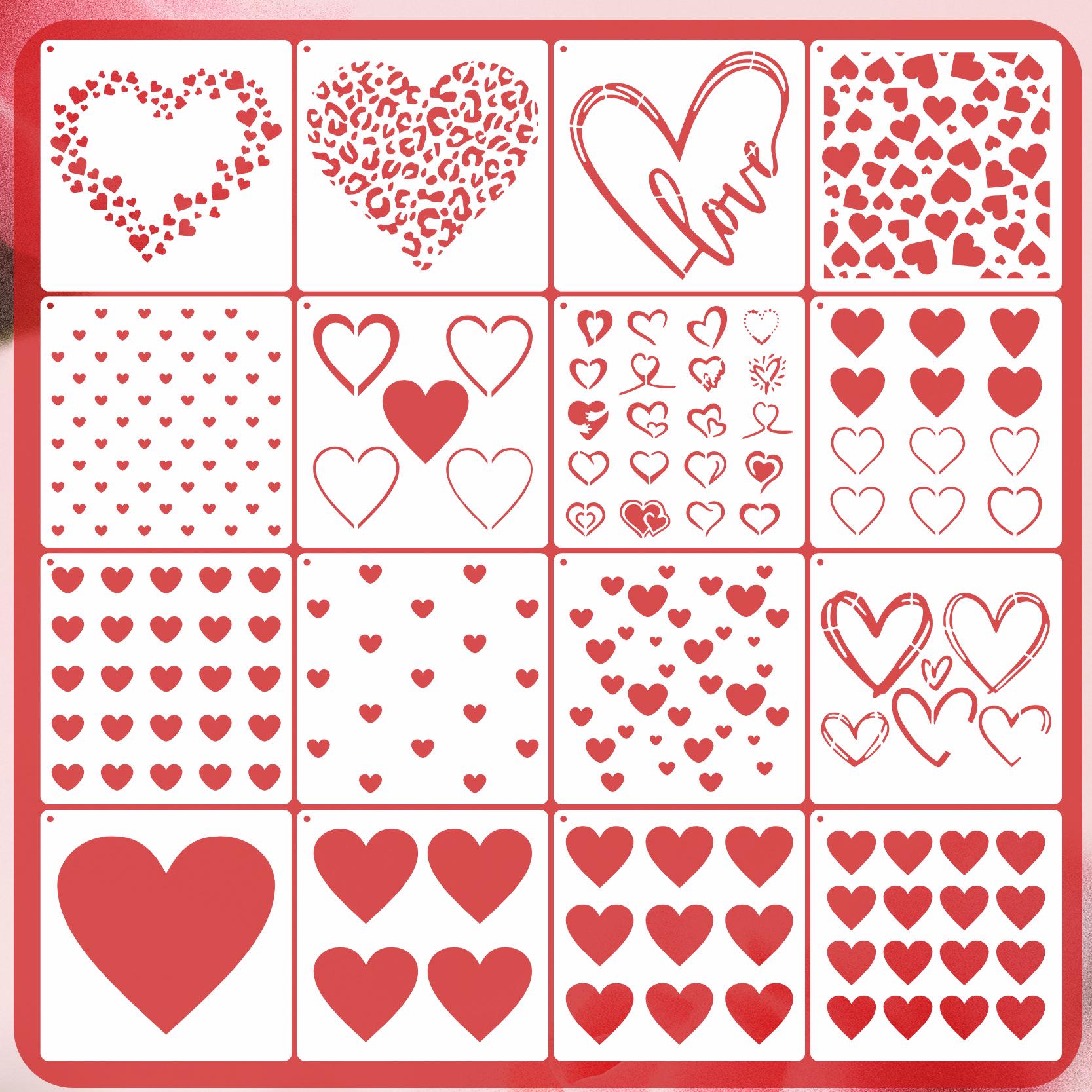 Heart-Shaped Hollow Spray Painting Stencil
Heart-Shaped Hollow Spray Painting Stencil