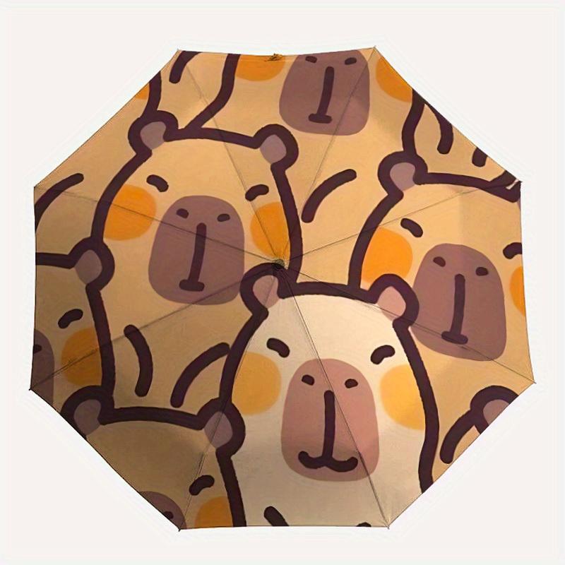 1pc Capybara Pattern Automatic Umbrella 8-Bone Design Compact Gear for Outdoor Travel, Perfect Holiday Gift y250827080
1pc Capybara Pattern Automatic Umbrella 8-Bone Design Compact Gear for Outdoor Travel, Perfect Holiday Gift y250827080