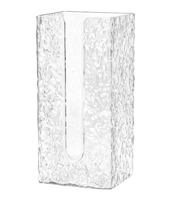 Glacier Pattern Transparent Tissue Box Cover Durable Plastic Material Square Shape Easy to Clean Modern Design for Home Office Use One Size
Glacier Pattern Transparent Tissue Box Cover Durable Plastic Material Square Shape Easy to Clean Modern Design for Home Office Use One Size