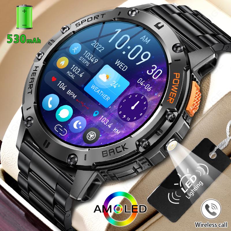 2025 New For Android ios New AMOLED Smart Watch Men with Flashlight Sports Waterproof Fitness Tracker Bluetooth Call Smartwatch Man+Box silicone belt чорний
2025 New For Android ios New AMOLED Smart Watch Men with Flashlight Sports Waterproof Fitness Tracker Bluetooth Call Smartwatch Man+Box silicone belt чорний