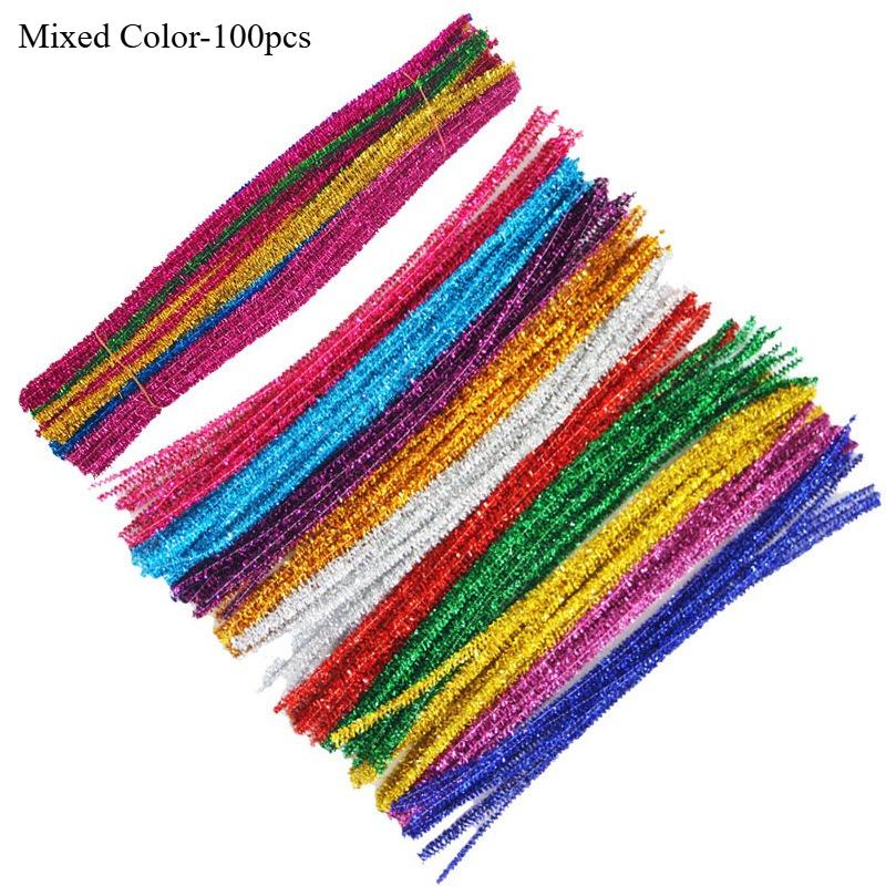 100pcs 11.81inch Christmas Glitter Chenille Stems Pipe Cleaners Plush Tinsel Stems Wired Sticks DIY Craft Supplies Decoration
100pcs 11.81inch Christmas Glitter Chenille Stems Pipe Cleaners Plush Tinsel Stems Wired Sticks DIY Craft Supplies Decoration