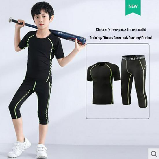 Children s Quick-Dry Athletic Set: Unisex Short-Sleeve Top and Shorts for Summer Sports, Basketball, Soccer, Swimming, and Fitness. 30
Children s Quick-Dry Athletic Set: Unisex Short-Sleeve Top and Shorts for Summer Sports, Basketball, Soccer, Swimming, and Fitness. 30