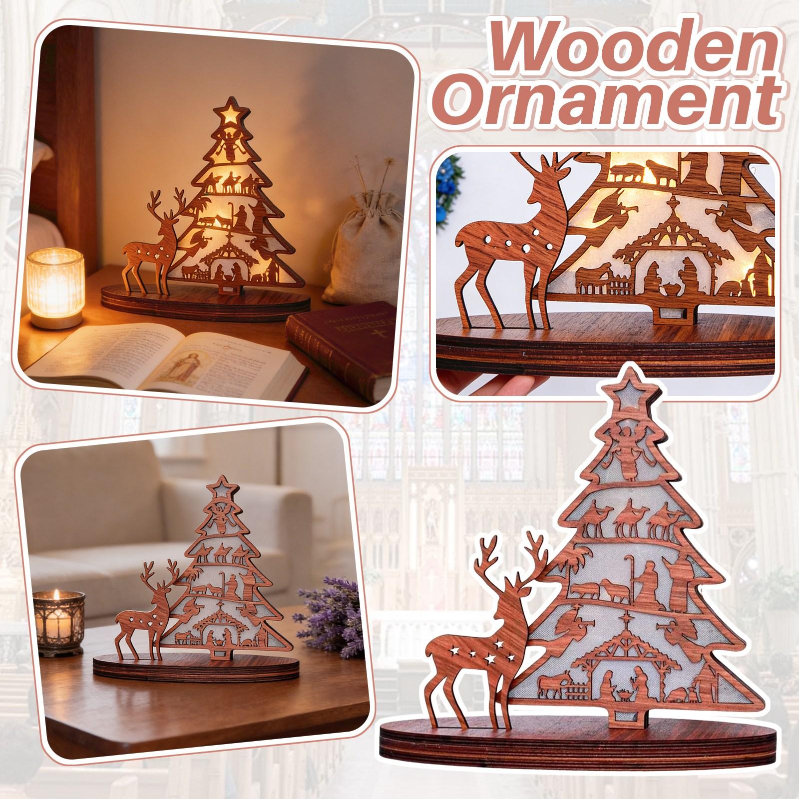 Wooden Cross-Carved Hollowed-Out Luminous Home Decoration, Holiday Ornament, Desktop Ornament One Size коричневый
Wooden Cross-Carved Hollowed-Out Luminous Home Decoration, Holiday Ornament, Desktop Ornament One Size коричневый