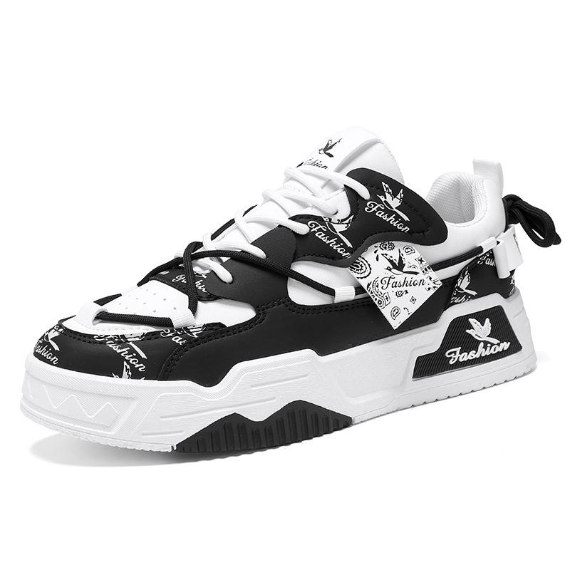 Student fashion new trend casual platform shoes four seasons Hong Kong style color matching men s shoes youth outdoor lace-up board shoes 44
Student fashion new trend casual platform shoes four seasons Hong Kong style color matching men s shoes youth outdoor lace-up board shoes 44